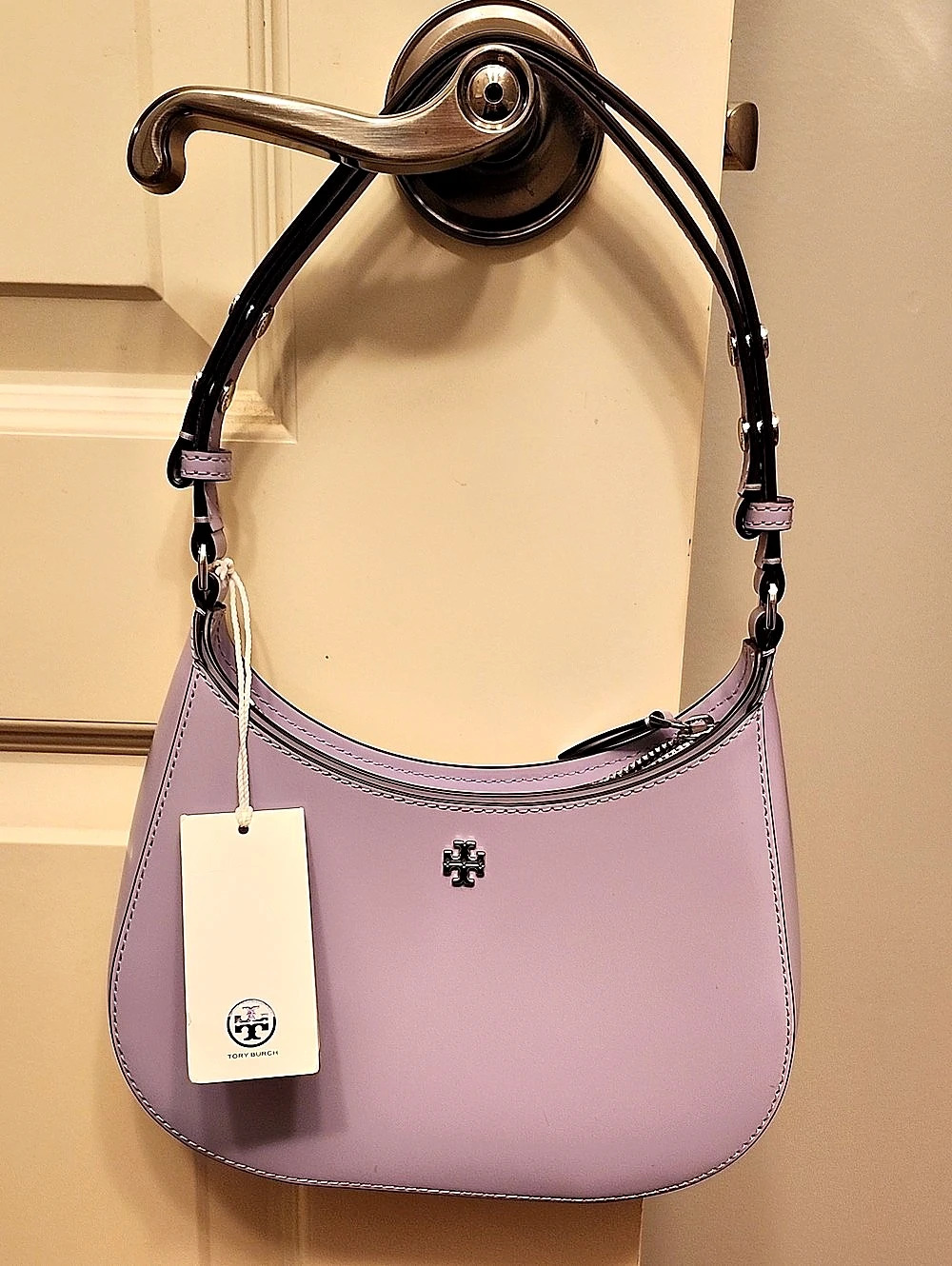 ✨️NWT✨️ Tory Burch Emerson Patent Shoulder Bag  in "Violet Sky" Purple